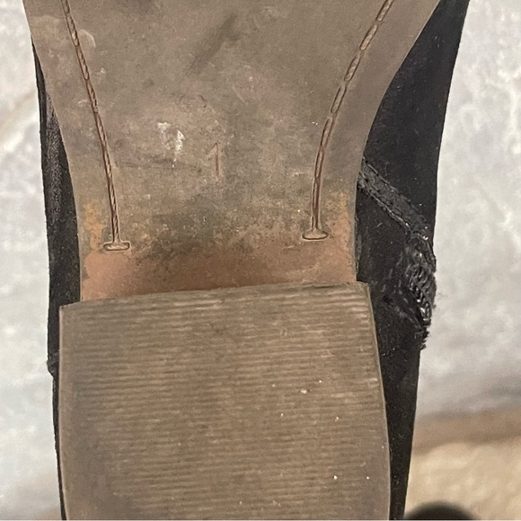 Girls Sz 1 ankle booties boots - Picture 6 of 7